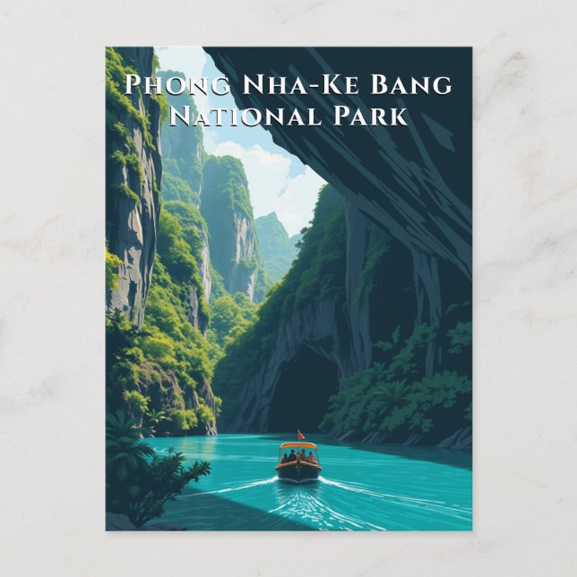 Carte Postale Grotte Paradis du Vietnam Phong Nha (Devant)