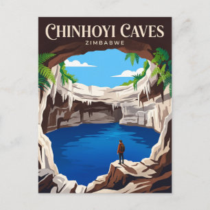 Carte Postale Grottes de Chinhoyi Zimbabwe