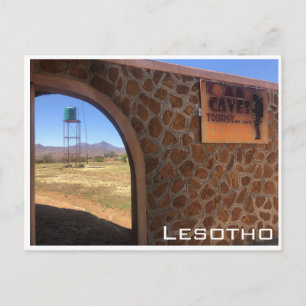 Carte Postale grottes de kome lesotho
