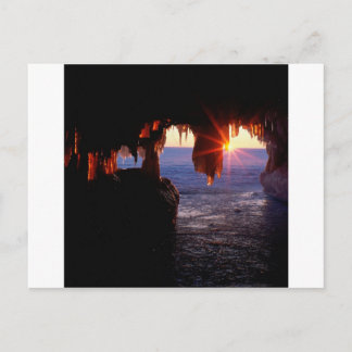 Carte Postale Grottes de la mer de Sunrise Apostolis Wisconsin