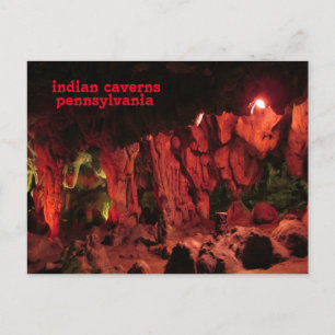 Carte Postale grottes de Lincoln, Pennsylvanie