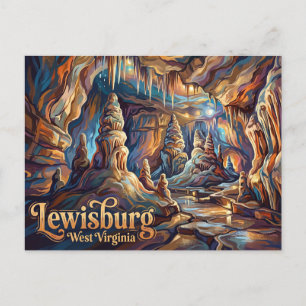Carte Postale Grottes du Monde Perdu USA