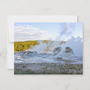Carte Postale Grotto Geyser, Parc national de Yellowstone