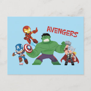 Carte Postale Groupe d'action Guri Hiru Avengers