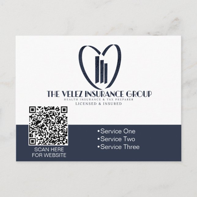 Carte Postale Groupe d'assurance Velez (Devant)