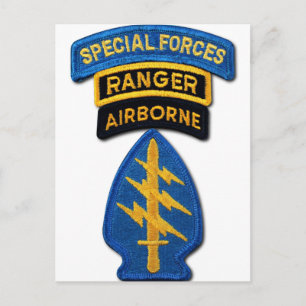 Carte Postale Groupe des forces spéciales Green Berets FC SFG SO
