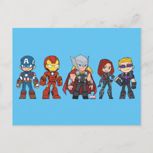 Carte Postale Groupe Guri Hiru Avengers
