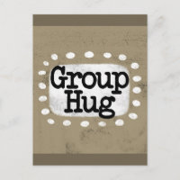Carte postale Groupe Hug