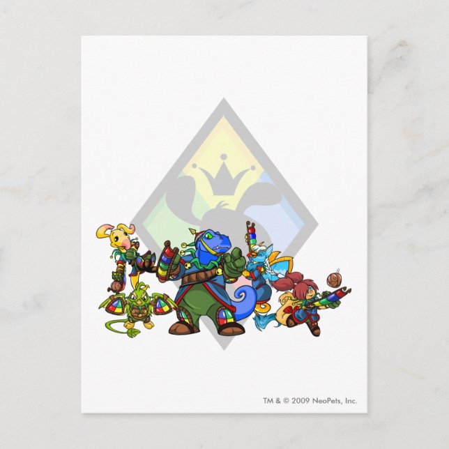 Carte Postale Groupe Roo Island (Devant)