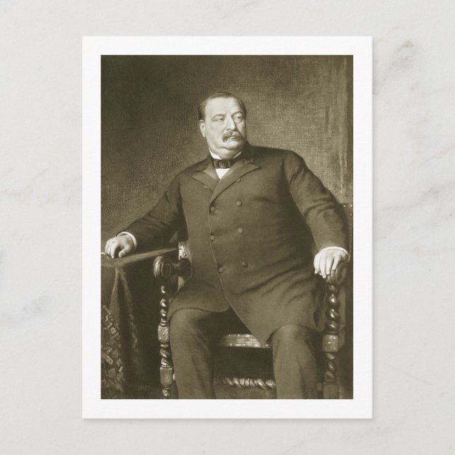 Carte Postale Grover Cleveland, 22e et 24e Président de l'Un (Devant)