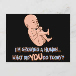 Carte Postale Growing A Human Maternity