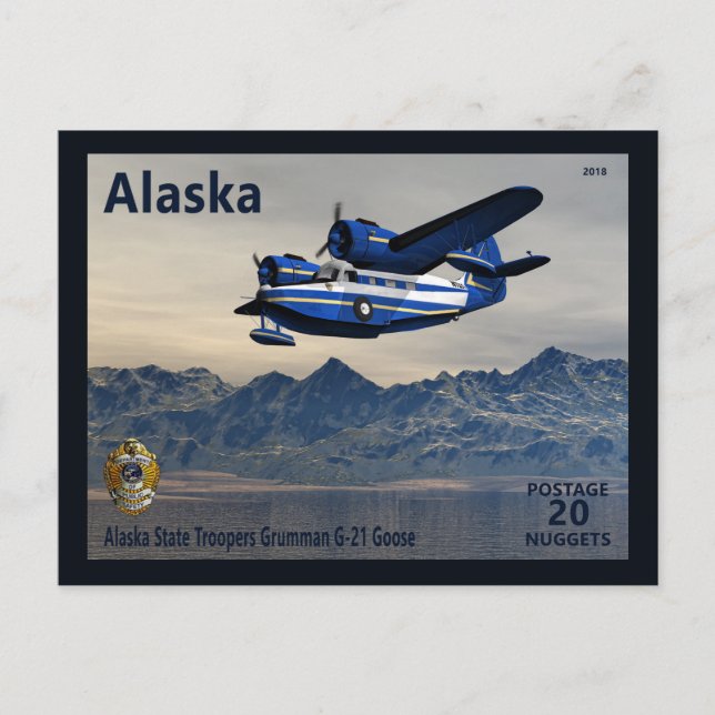 Carte Postale Grumman G-21 Goose (Devant)