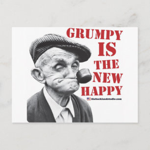 Carte Postale Grumpy est le nouveau heureux