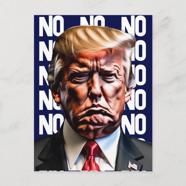 Carte postale Grumpy Pouty Trump (Devant)