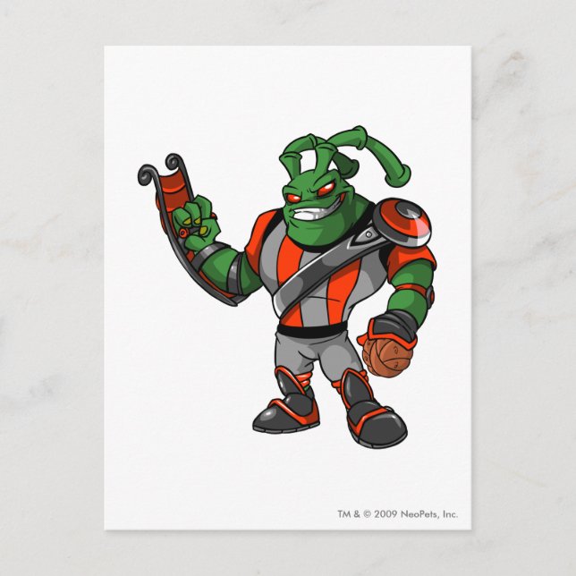 Carte Postale Grundo Virtupets Space Station Player (Devant)