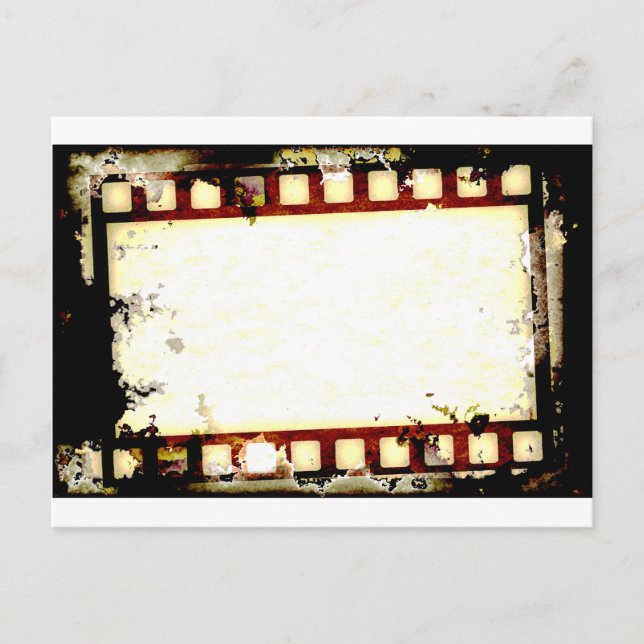Carte Postale Grunge Bande de film négatif (Devant)