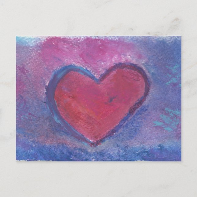 Carte Postale Grunge Heart (Devant)