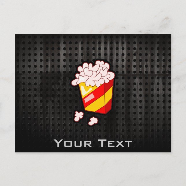 Carte Postale Grunge Popcorn (Devant)