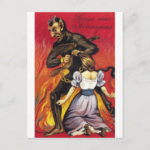 Carte Postale Gruss Vom Krampus