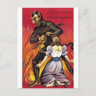 Carte Postale Gruss Vom Krampus