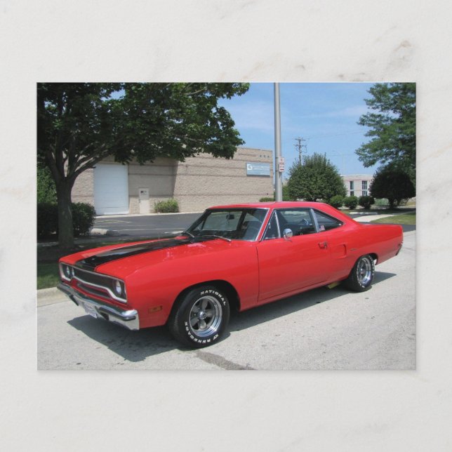 Carte Postale GTX Plymouth 70' (Devant)