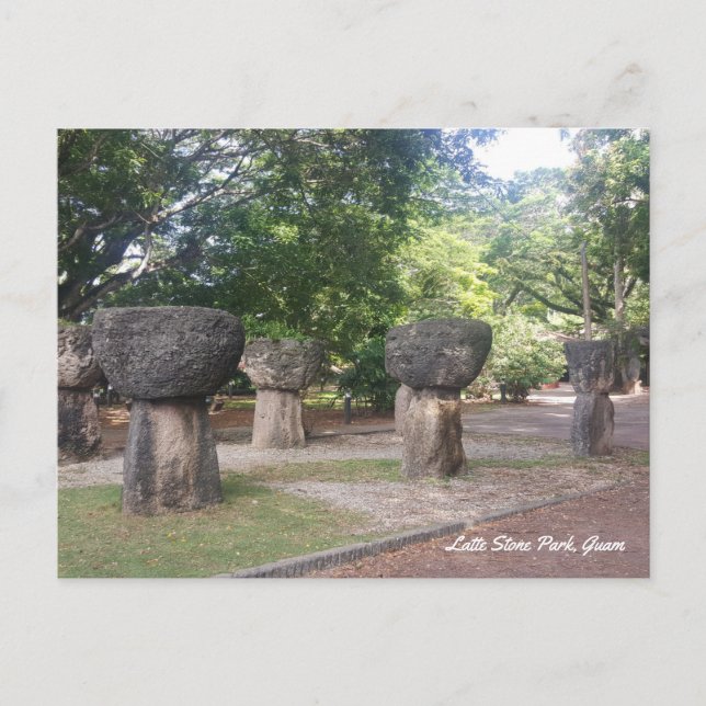 Carte postale GUAM 671 Latte Stone Park (Devant)