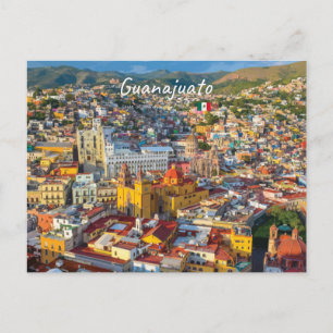 Carte Postale Guanajuato, Mexique - Paysage urbain coloré