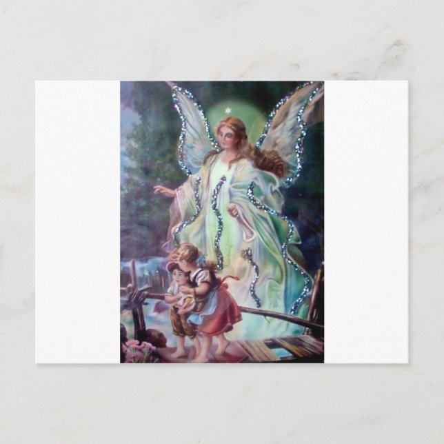 Carte Postale GUARDIAN ANGEL c. 1900 (Devant)
