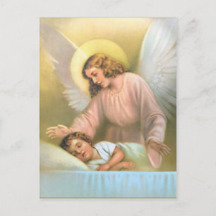 Carte Postale Guardian Angel with Child