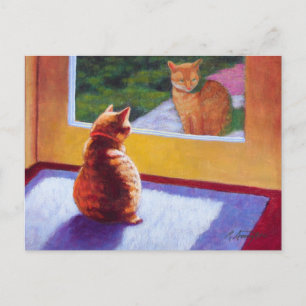 Carte Postale Guardian Orange Tabby Manx