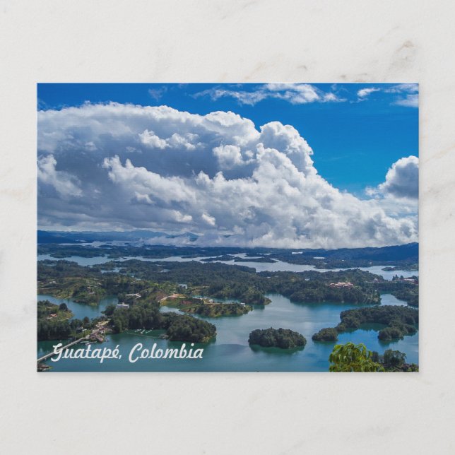 Carte Postale Guatapé, Colombie (du sommet de Piedra del Peñol) (Devant)