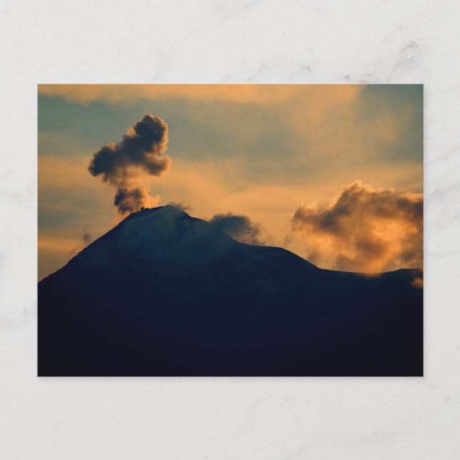 Carte Postale Guatemala - Antigua sunset (Devant)