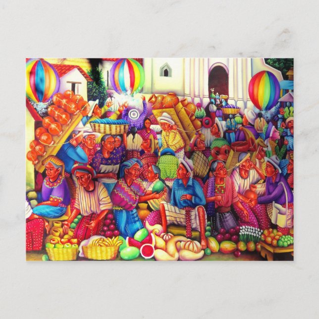 Carte postale Guatemala Art (Devant)