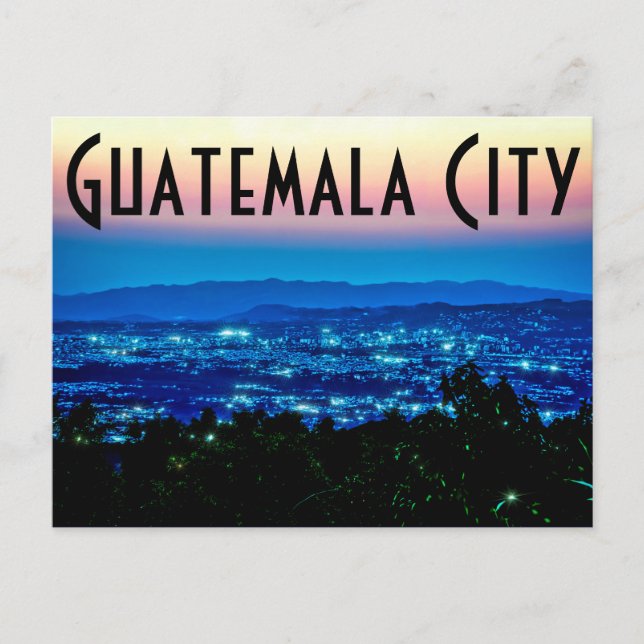 Carte Postale Guatemala, Guatemala, Amérique centrale à la tombé (Devant)