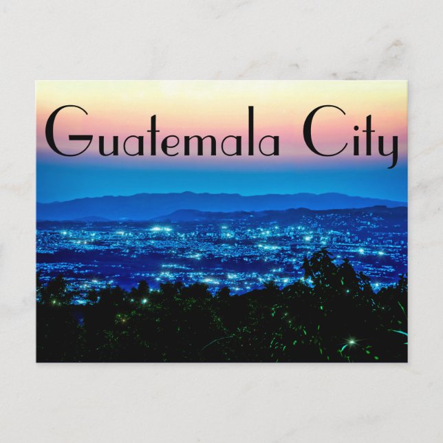 Carte Postale Guatemala, Guatemala, Amérique centrale à la tombé (Devant)