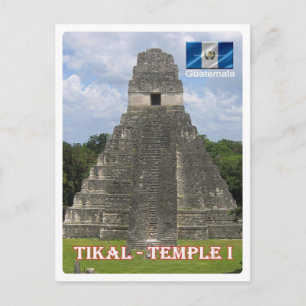 Carte Postale Guatemala - Tikal - Temple I -