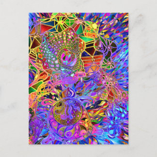 Carte Postale Guérir la tortue de rêve Art