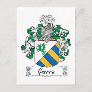 Carte Postale Guerra Family Crest