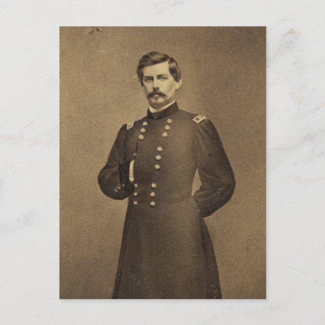 Carte Postale Guerre civile américaine général George B McClella (Devant)