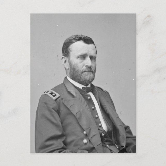 Carte Postale Guerre civile américaine : General Ulysses S Grant (Devant)