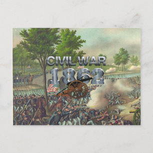 Carte Postale Guerre civile d'ABH 1862