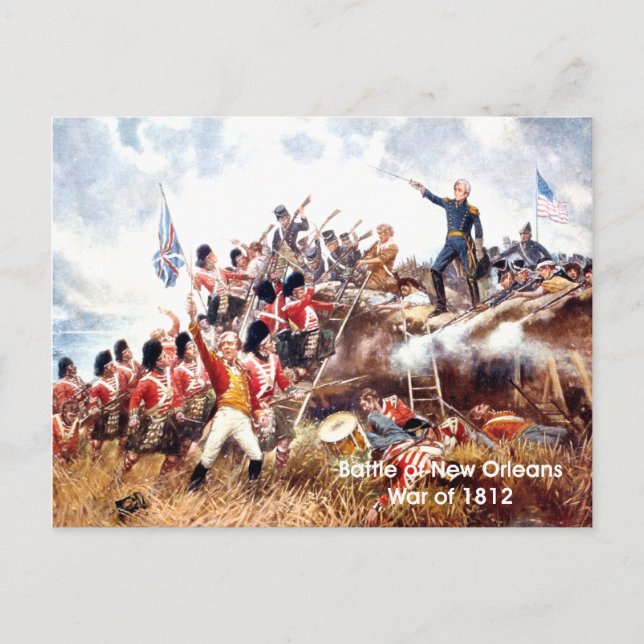 Carte Postale Guerre de l'ABH de 1812 (Devant)