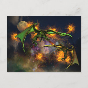 Carte Postale Guerre des dragons