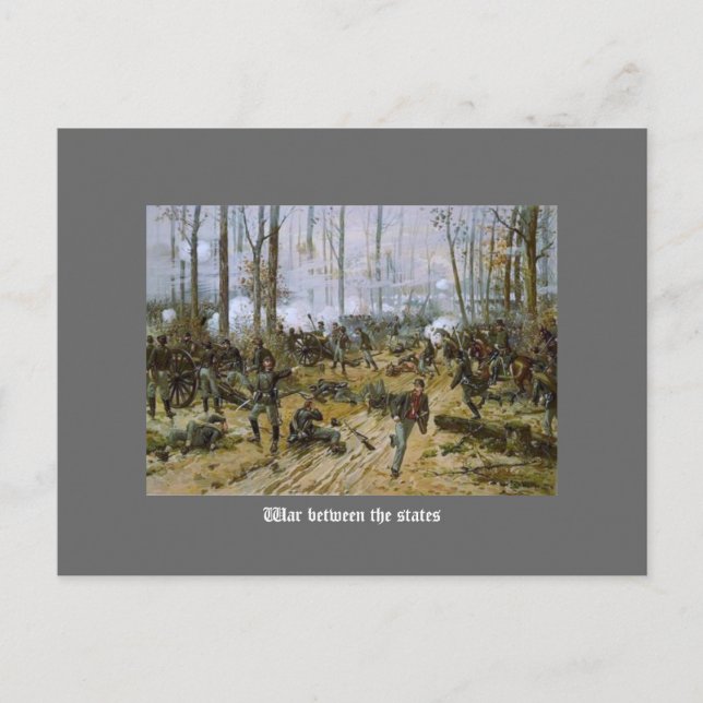 Carte Postale Guerre entre les États (Devant)