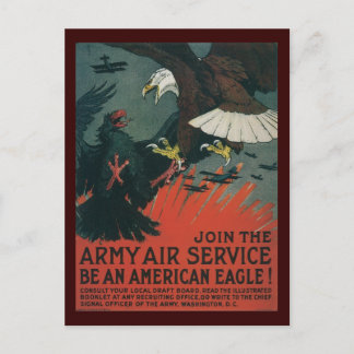 Carte Postale Guerre mondiale de l'aigle américain 2