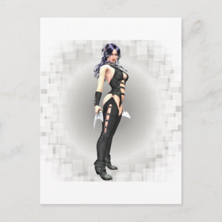 Carte Postale Guerrier 02 d'imaginaire