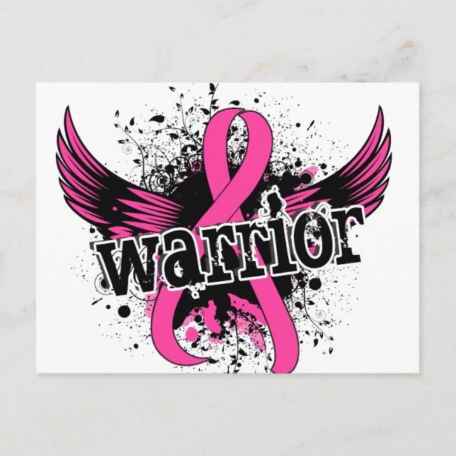 Carte Postale Guerrier 16 Cancer du sein (Devant)
