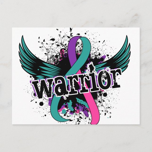 Carte Postale Guerrier 16 Cancer du thyroïde (Devant)