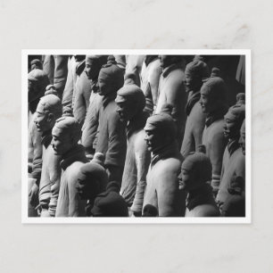 Carte Postale Guerriers de terre cuite Xian Chine Photographie P