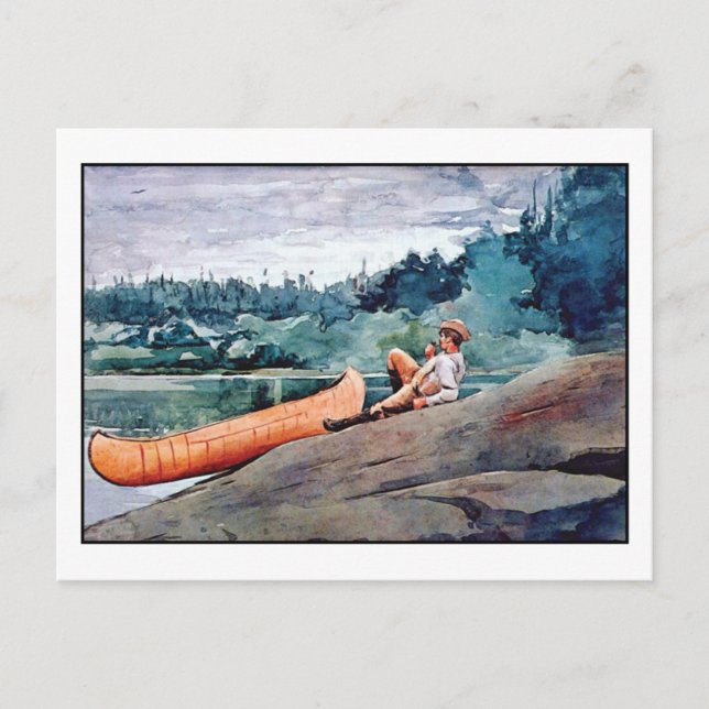 Carte Postale Guide de Winslow Homer Fine Art Watercolor (Devant)